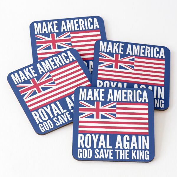 Item preview, Funny Red Blue Make America Royal Again Flag designed and sold by Digital Homestead.