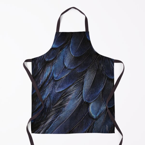 Item preview, Midnight Blue Feather Texture – Dark Elegant Bird Feather Abstract Nature Photography designed and sold by chihuahuashower.