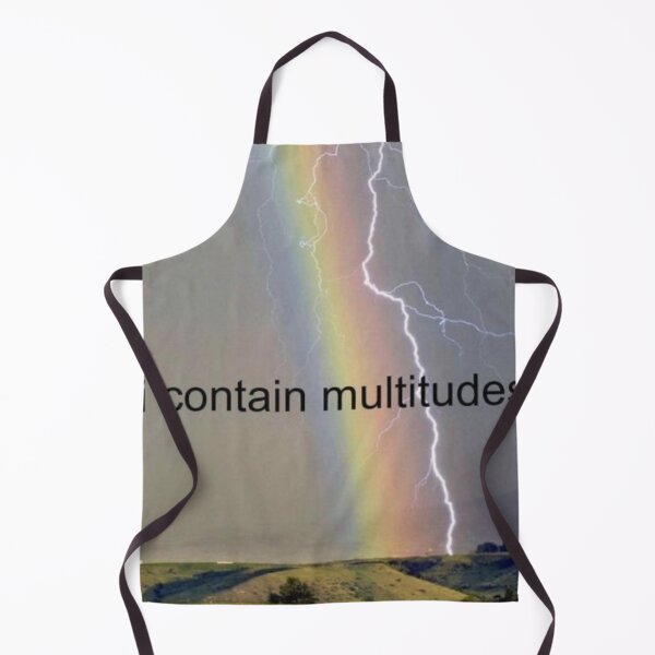 Item preview, I Contain Multitudes sticker designed and sold by ouijapumpkin.