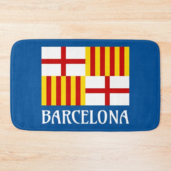Item preview, Flag Red White Yellow Barcelona Nationalist Art designed and sold by Digital Homestead.