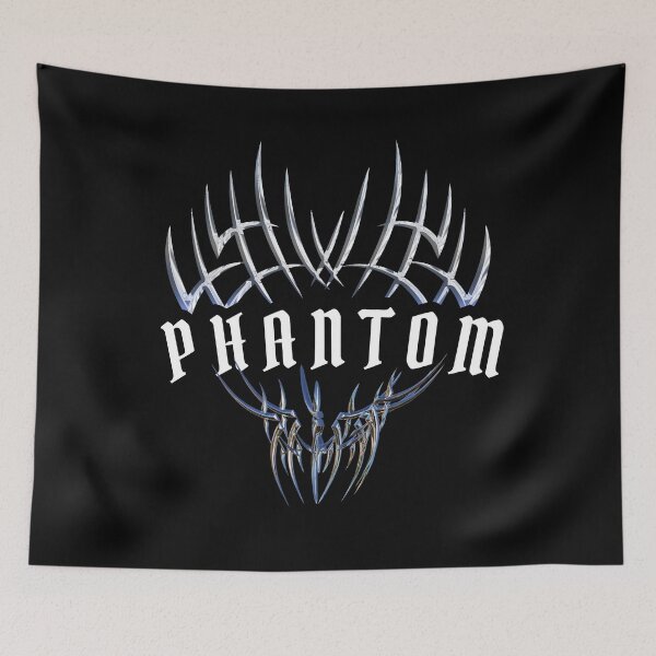 Item preview, PHANTOM Chrome Antler – Dark Gothic Streetwear Aesthetic designed and sold by ZafTeez.