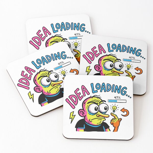 Item preview, Idea Loading - Creative thinking humor designed and sold by artofbelletz.