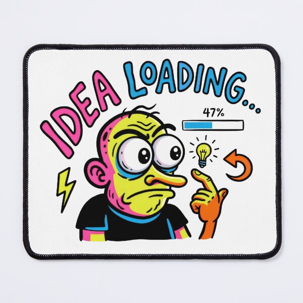 Item preview, Idea Loading - Creative thinking humor designed and sold by artofbelletz.
