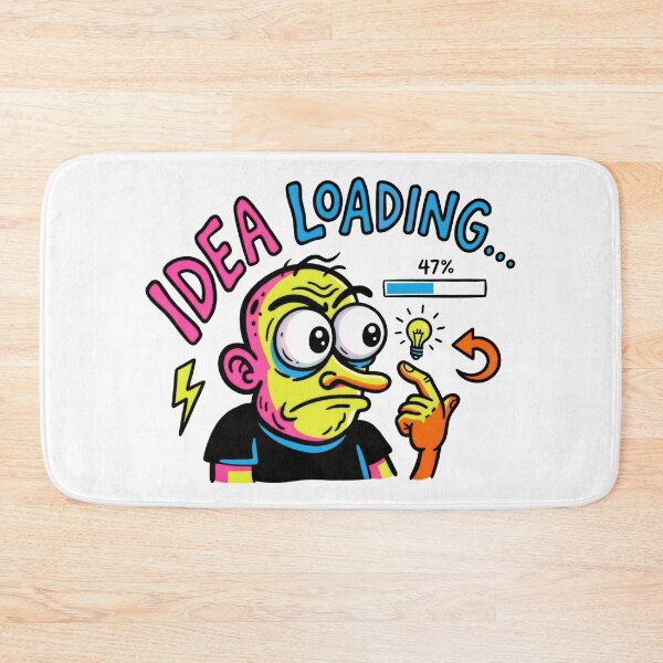 Item preview, Idea Loading - Creative thinking humor designed and sold by artofbelletz.