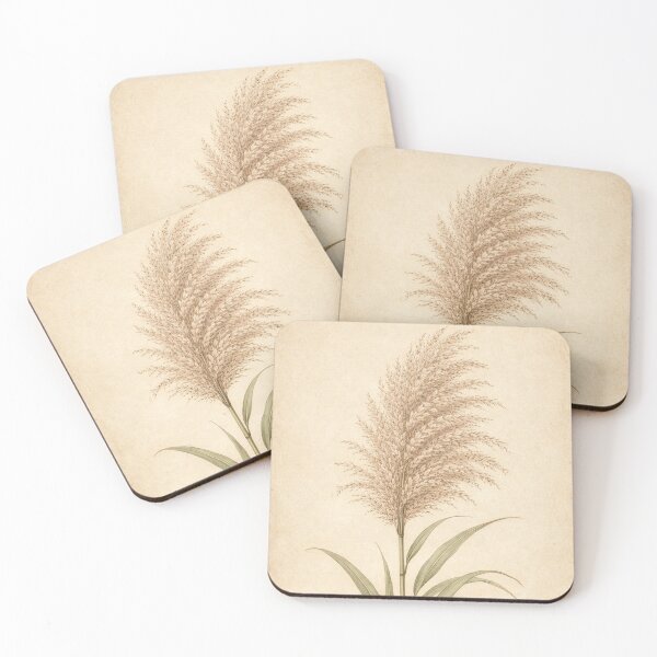 Item preview, Vintage Miscanthus Grass Botanical Print - Antique Pampas Style Illustration designed and sold by Darlin8888.