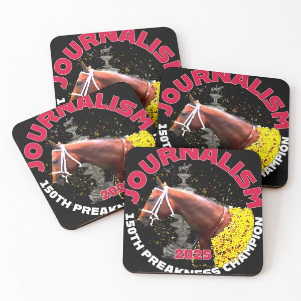 Item preview, 50Th Preakness Winner Journalism Horse Racing  designed and sold by FRISHOP123.