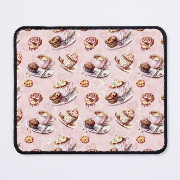 Item preview, Pink Coffee Pattern designed and sold by LouieVanille.