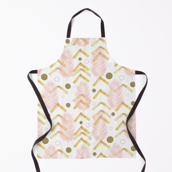 Item preview, Feather Weather Abstract Pattern in Pink and Gold designed and sold by TheBohemianLark.