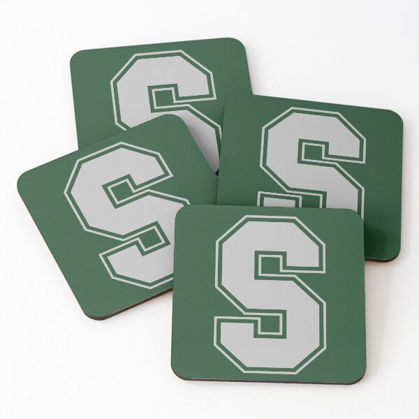 Item preview, Monogram Grey Green College House Initial S designed and sold by Digital Homestead.