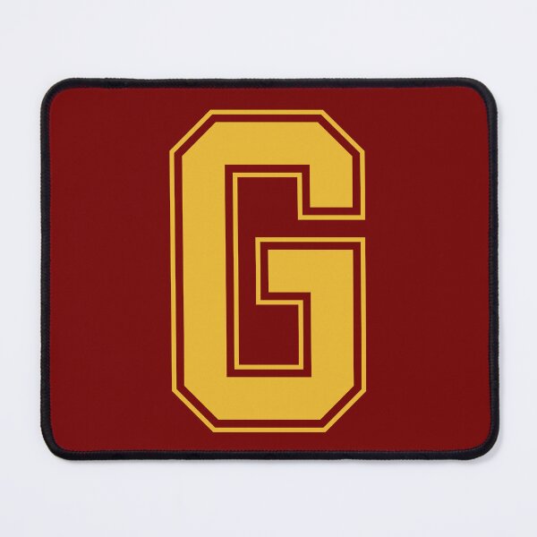 Item preview, Monogram Red Yellow College House Initial G designed and sold by Digital Homestead.