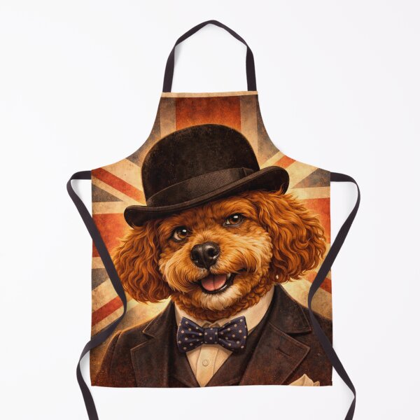 Item preview, Cockapoo British Cockapoo Gentleman - Union Jack Cockapoo Dog Art designed and sold by Cockapoo Society.