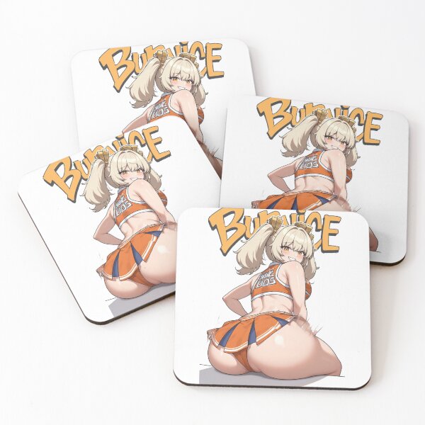 Item preview, Fiery Orange Cheer Vibe – Playful Blonde Ponytail Energy designed and sold by Jimakmo.