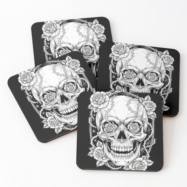 Item preview, Eternal Bloom: Skull & Roses. designed and sold by mostafacasper12.