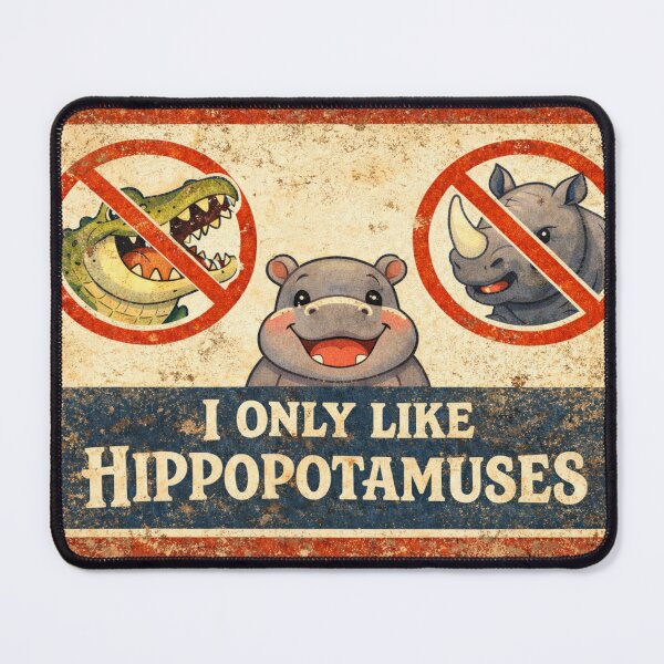 Item preview, I Want A Hippopotamus designed and sold by DDLeach.
