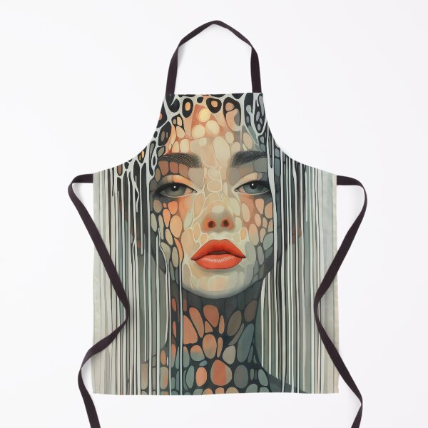 Item preview, Abstract Woman Portrait Mosaic Pattern Contemporary Female designed and sold by Shoot-The-Moon.