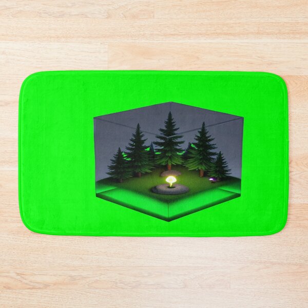Item preview, Futuristic Isometric 3D Glass Forest Cube designed and sold by ItzLacarth.