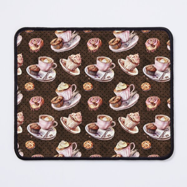 Item preview, Brown and Pink Coffee Pattern designed and sold by LouieVanille.