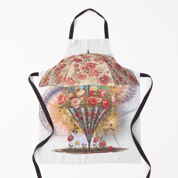 Item preview, Celestial Bloom Umbrella – Cosmic Floral Energy Art designed and sold by ChenEngEng.