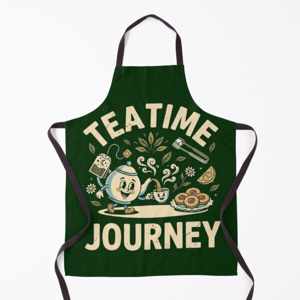 Item preview, Tea Time Journey – Whimsical Teapot & Cup Design designed and sold by Dogandesighn.
