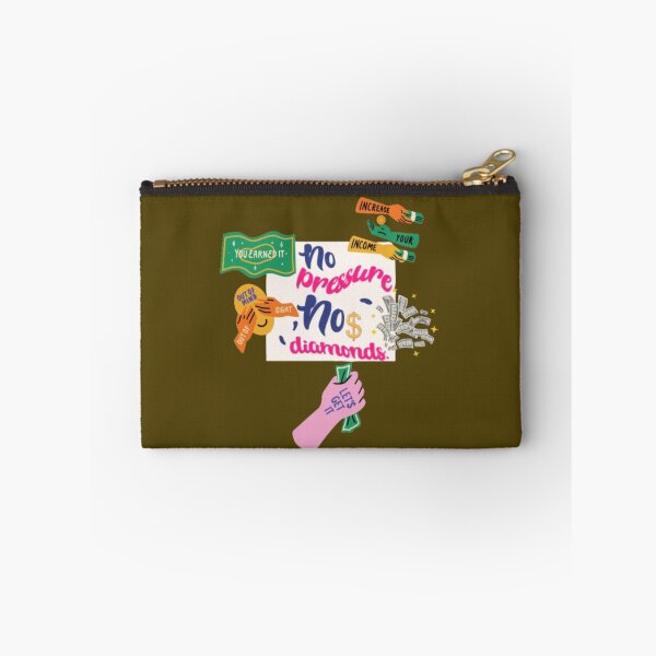 Item preview, No Pressure No Diamonds Money Hustle Motivation designed and sold by Miheerala.