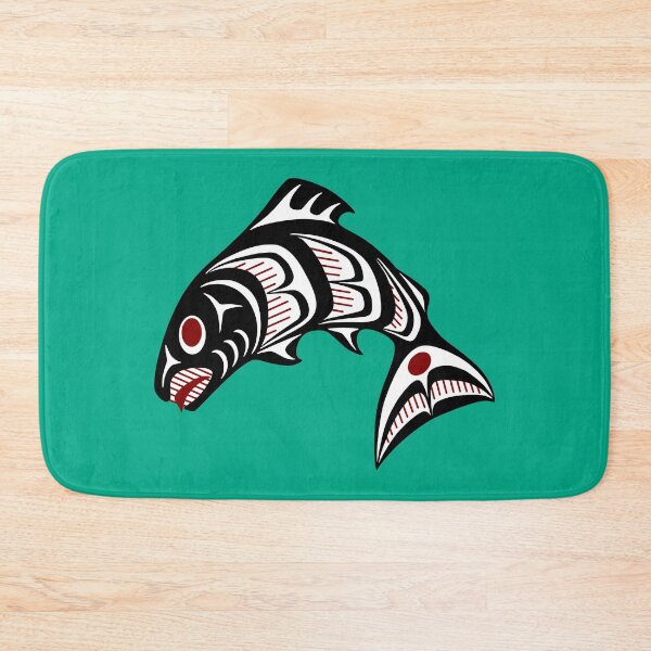 Item preview, Northwest Pacific coast Haida art Salmon designed and sold by Digital Homestead.