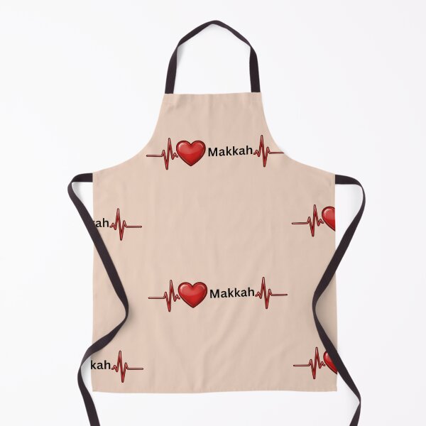 Item preview, Love Makkah (V.2) – Islamic Spiritual Heart ECG Typography Design designed and sold by D-Islamic.