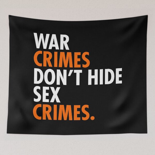 Item preview, War Crimes don't hide Sex Crimes (trump crime spree) designed and sold by Thelittlelord.