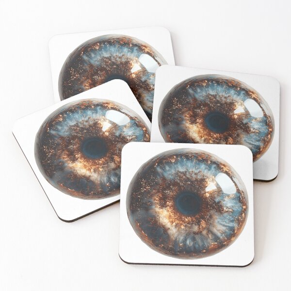 Item preview,  Human Eye with Cosmic Blue and Gold Iris Textures designed and sold by Niageadon.