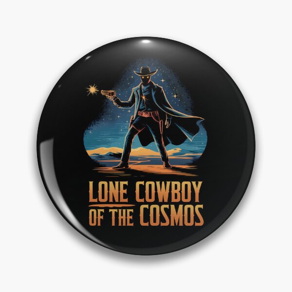 Item preview, Lone Cowboy of the Cosmos – Cosmic Cowboy  designed and sold by Art-Arcade6.