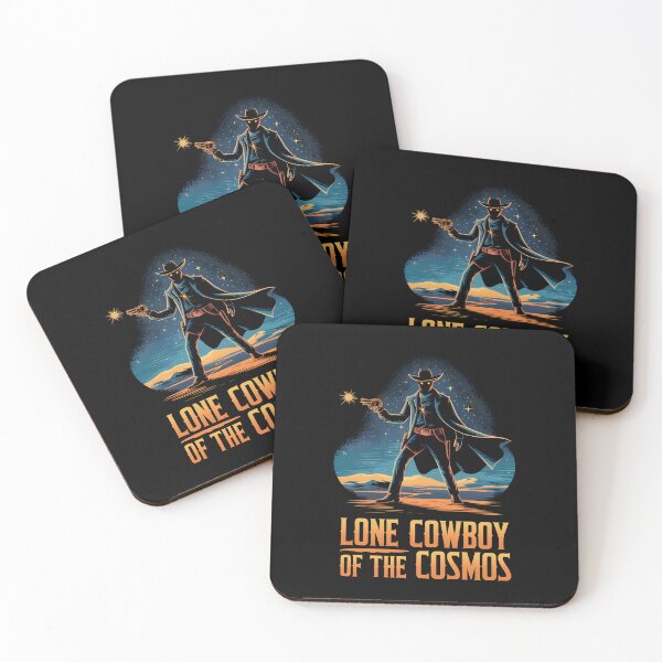 Item preview, Lone Cowboy of the Cosmos – Cosmic Cowboy  designed and sold by Art-Arcade6.