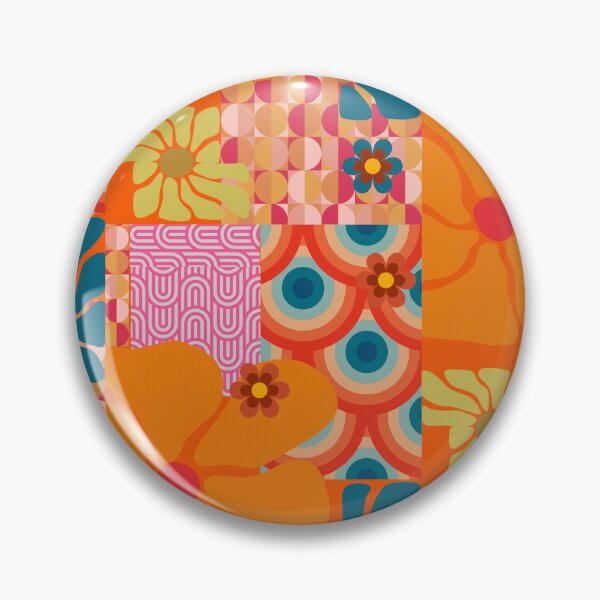 Item preview, 80s flowers,Retro hippie Desing  designed and sold by Colorfuly.