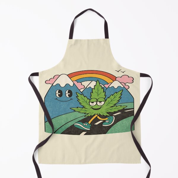 Item preview, Retro Stoner Leaf Road Trip Cartoon designed and sold by POD DYNASTY.