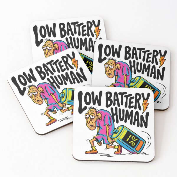 Item preview, Low Battery Human - Social Energy Meme designed and sold by artofbelletz.