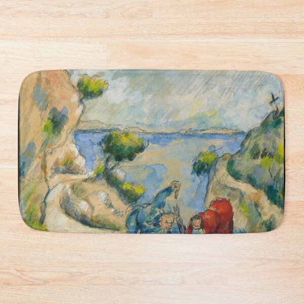 Item preview, Le Meurtre Dans La Ravine by Paul Cézanne: Post Impressionist Coastal Print designed and sold by artofuniverse.