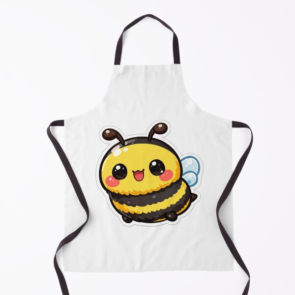 Item preview, Cute Kawaii Bee Sticker – Smiling Honey Bee Cartoon | Adorable Bee Aesthetic | Cute Insect Sticker for Laptop, Phone & Journal designed and sold by ArtWaveStudio8.