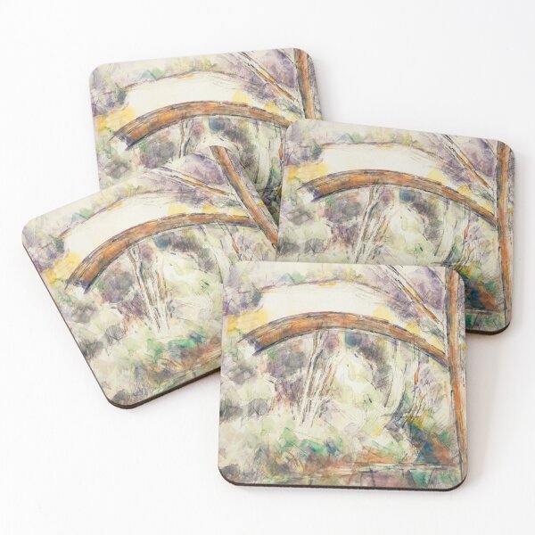 Item preview, Le Pont Des Trois Sautets by Paul Cézanne: Abstract Woodland Landscape Poster designed and sold by artofuniverse.