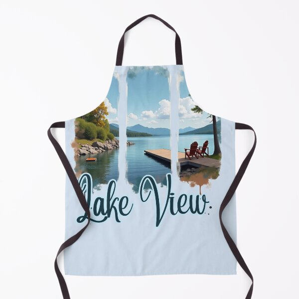 Item preview, Lake View Watercolor: Calming Nature Graphic  designed and sold by PriyaMagic.