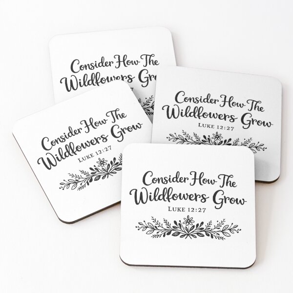 Item preview, Consider How The Wildflowers Grow,Christian Mom ,Religious designed and sold by CloudyPress.