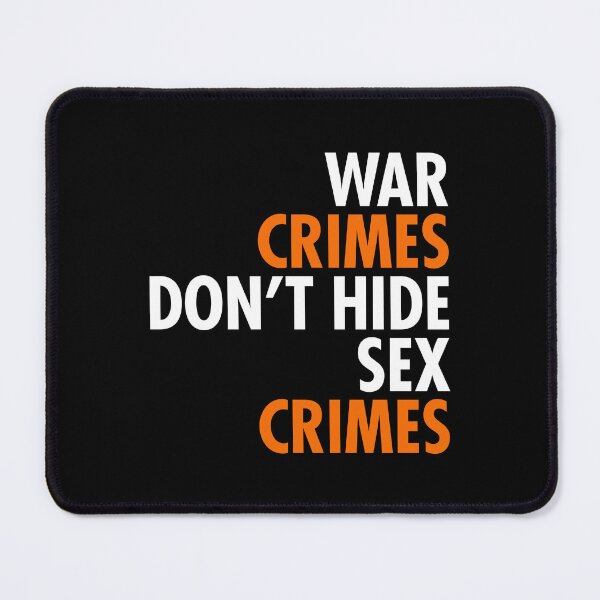 Item preview, War Crimes don't hide Sex Crimes (trump crime spree 2.0) designed and sold by Thelittlelord.