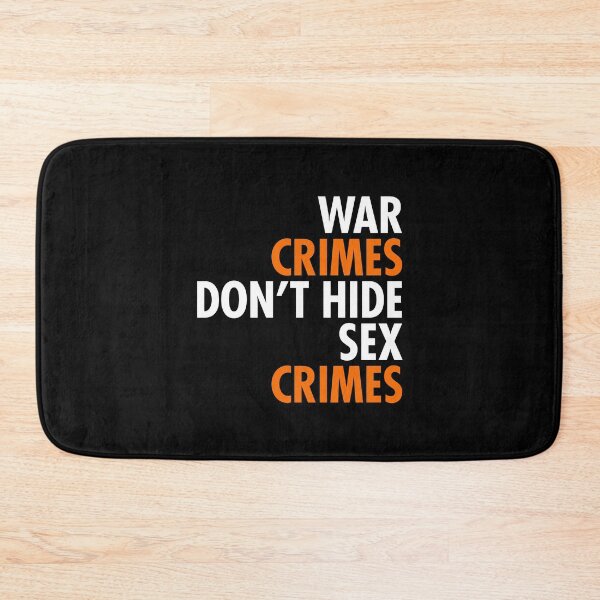 Item preview, War Crimes don't hide Sex Crimes (trump crime spree 2.0) designed and sold by Thelittlelord.