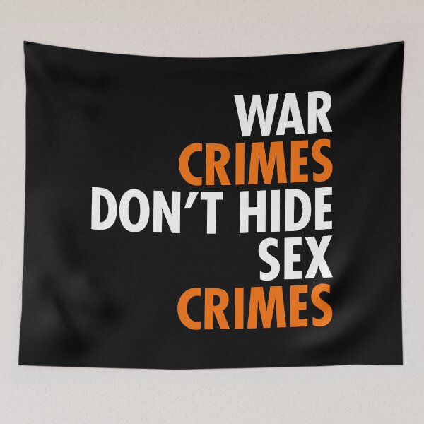 Item preview, War Crimes don't hide Sex Crimes (trump crime spree 2.0) designed and sold by Thelittlelord.
