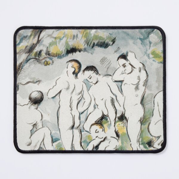 Item preview, Paul Cézanne Poster: Les Baigneurs Petite Planche: post impressionist bathers study designed and sold by artofuniverse.
