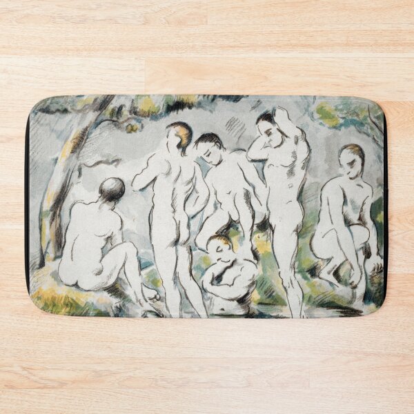 Item preview, Paul Cézanne Poster: Les Baigneurs Petite Planche: post impressionist bathers study designed and sold by artofuniverse.