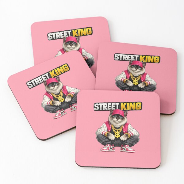 Item preview, Copy of Birman Cat Street King – Stray Urban Hip Hop Cat Streetwear Design designed and sold by PixelsPaws.