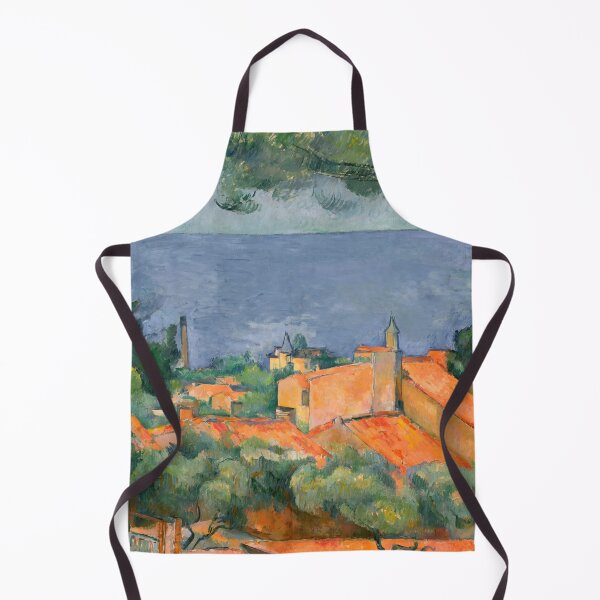 Item preview, Lestaque Aux Toits Rouges by Paul Cézanne: Post Impressionist Coastal Poster designed and sold by artofuniverse.