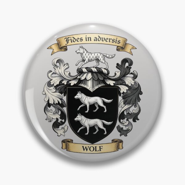 Item preview, The Wolf Family Coat of Arms designed and sold by BagTown Clans.