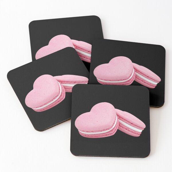 Item preview, Hearts Meringue Macaron  designed and sold by Aminesnip.