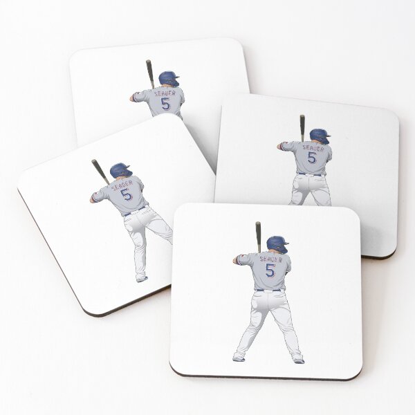 Item preview, Corey Seager #5 Batting Stance designed and sold by EndZoneEmporium.