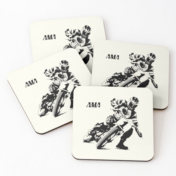 Item preview, Vintage AMA 1970s Flat tracker emblem designed and sold by retropetrol.