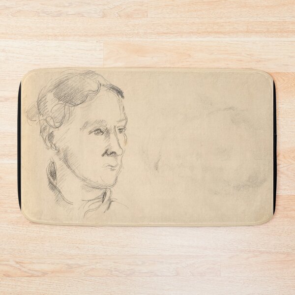 Artikelvorschau, Madame Cézanne von Paul Cézanne: Minimalistisches Graphitporträt-Poster entworfen und verkauft von artofuniverse.
